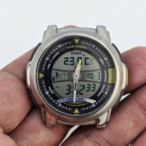 Casio Men's Watch 42MM Gray Case SELLING FOR PARTS AS IS ANALOG NOT WORKING